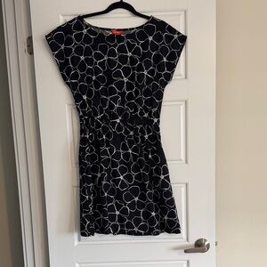 Black Floral Print Dress
